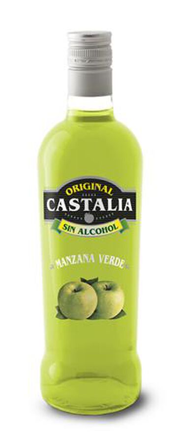 Licor sin alcohol Castalia 70cl manzana verde
