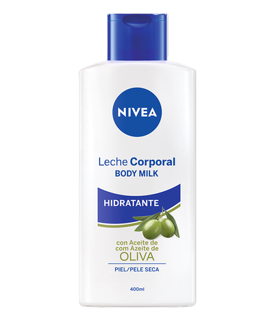 Body milk Nivea 400ml con aceite de oliva para piel seca