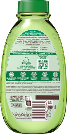 Champ&uacute; detox Garnier Original Remedies 400ml t&eacute; verde