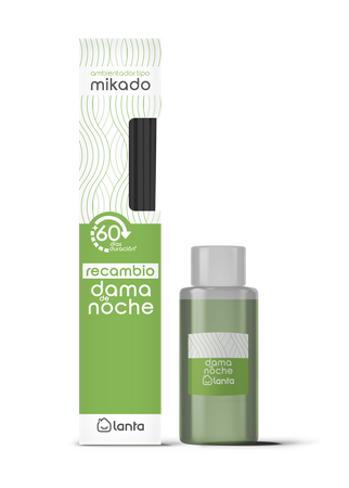 Ambientador tipo mikado recambio Lanta 50ml dama de noche