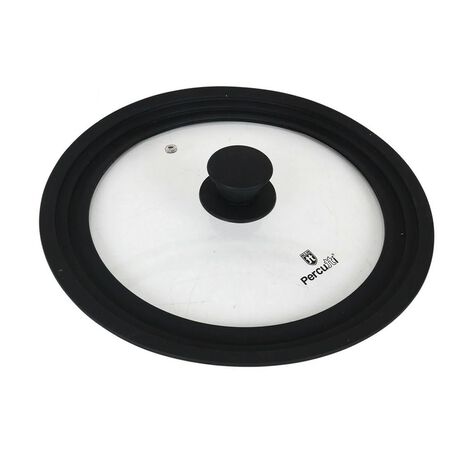 Tapa universal Percutti 29,5cm Cristal y silicona