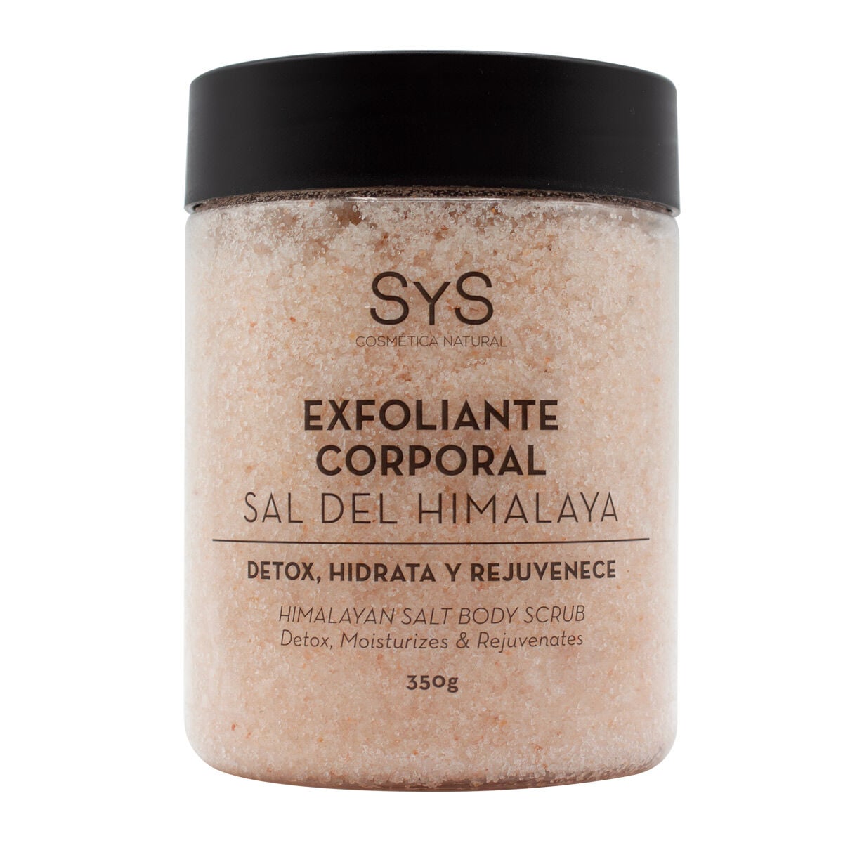 Exfoliante corporal con sal del Himalaya Sys 350g