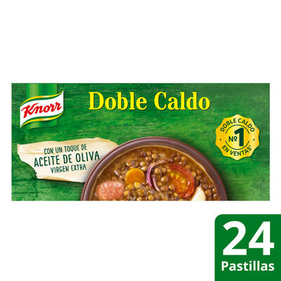 Caldo doble en pastillas s/gluten s/lactosa Knorr 2-4p