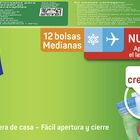 Bolsas multiusos Albal 12 uds medianas con cierre de cremallera