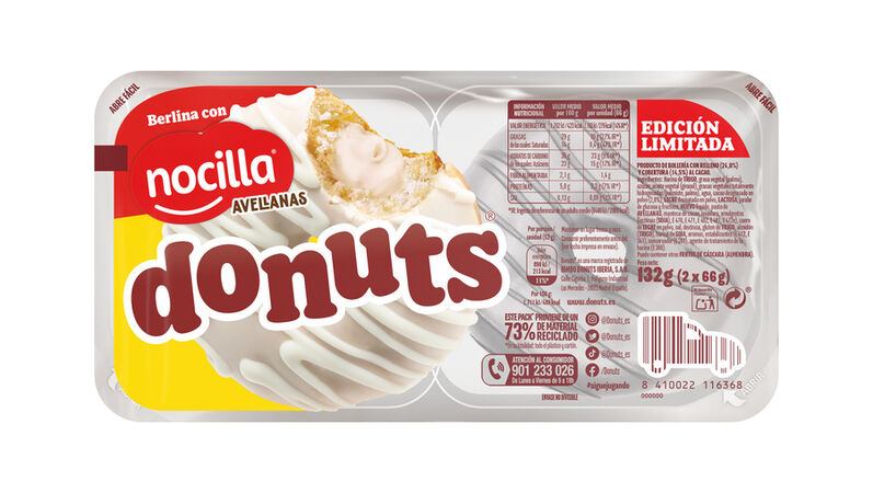 Donuts pack 2 nocilla avellanas