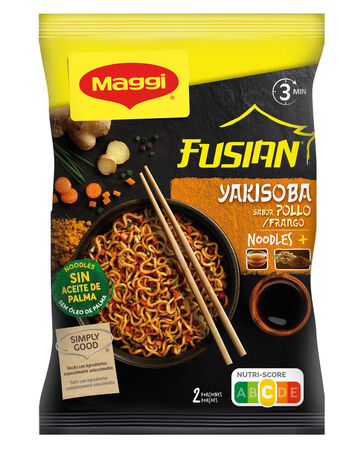 Noodles de pollo Yakisoba Fusian Maggi 120g
