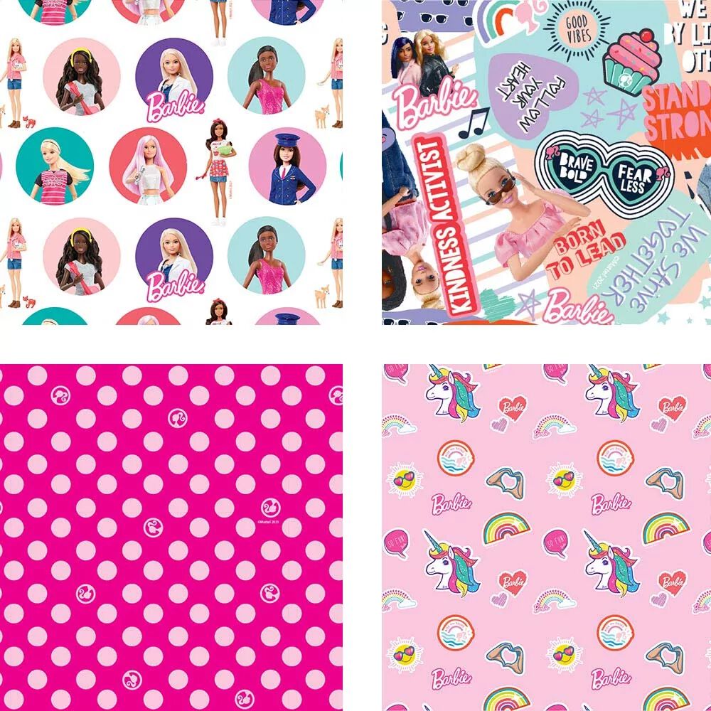 Papel de regalo barbie deals