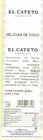 Delicias de coco El Cateto 280g