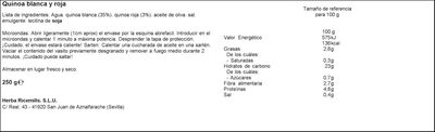 Quinoa Brillante pack 2 blanca-roja