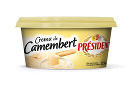 Queso crema de camembert para untar Président 125g