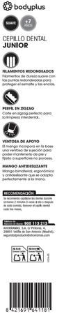 Cepillo Dental Bodyplus Junior Suave
