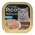 Comida húmeda gato Meque tarrina rico en vacuno 100g