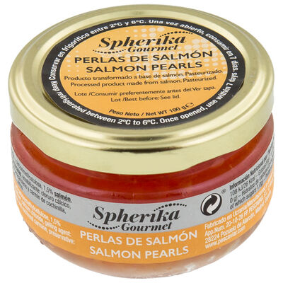 Perlas de salm&oacute;n Spherika 100g