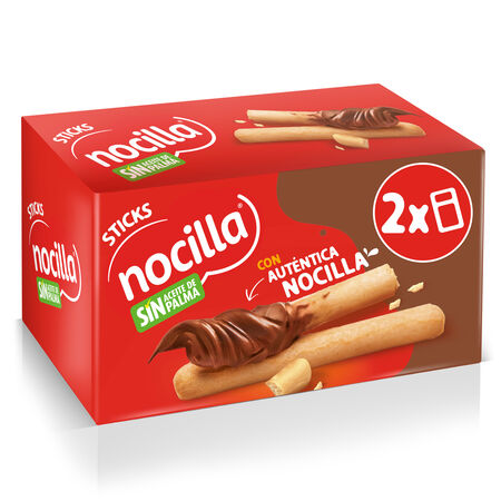 Crema de cacao Nocilla Sticks original 2x30g