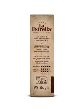 Café molido La Estrella 250g mezcla