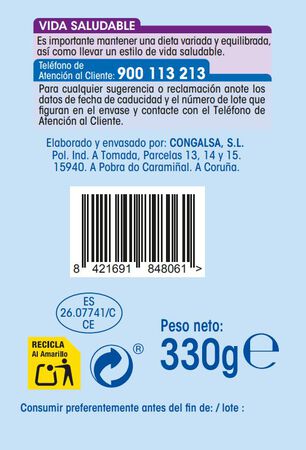 Gambas gabardina Alipende 330g