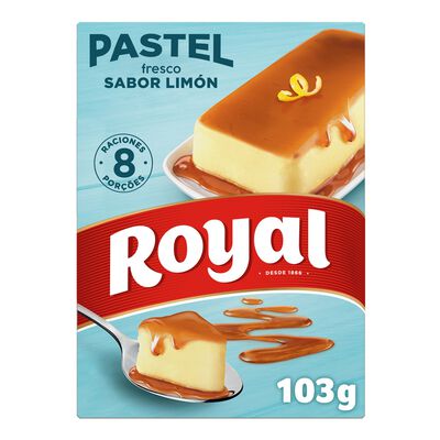 Pastel fresco Royal lim&oacute;n para 8 raciones