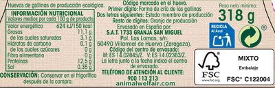Huevos ecol&oacute;gicos Alipende 6u "clase m-l"