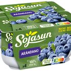 Postre bífidus Sojasun pack 4 arándanos