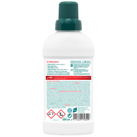 Desinfectante Sanytol líquido 500ml textil sin lejía