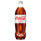 Refresco de cola sin azúcar sin calorías Coca-Cola 1,25l