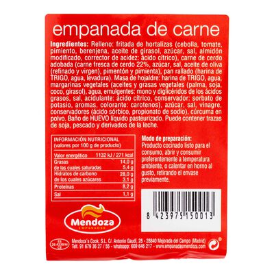 Empanada de carne Mendoza 600g