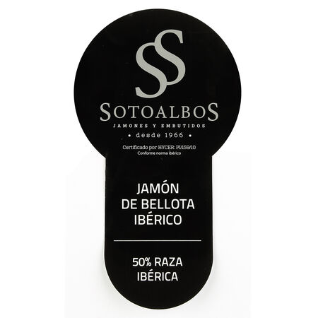 Jamón de bellota 50% raza ibérica Sotoalbos AL CORTE