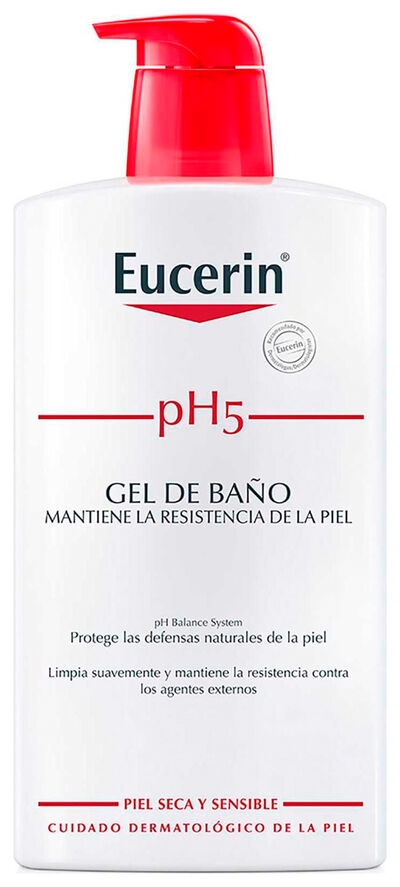 Gel de ducha PH5 Eucerin 1l piel seca-sensible