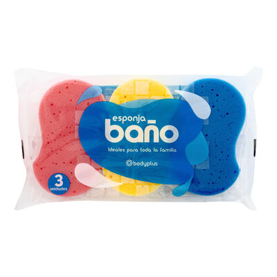 Esponja Bodyplus 3 uds oval