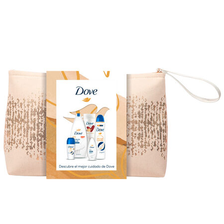 Neceser Mujer Set Regalo Cuidado e Hidratación para tu piel 5 productos Dove