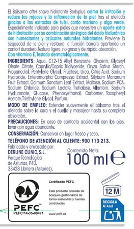 B&aacute;lsamo after shave Bodyplus 100 ml Sensitive