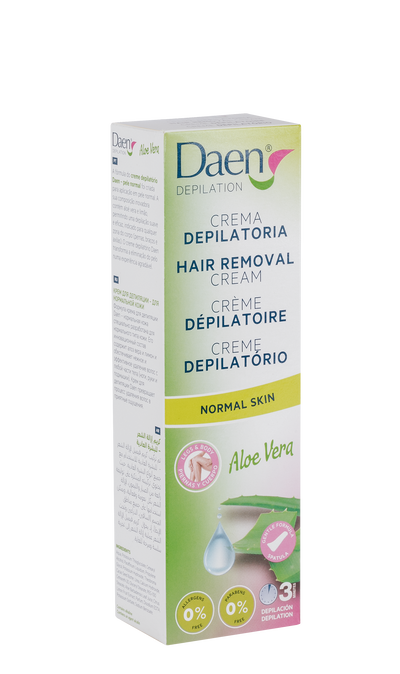 Crema depilatoria con aloe vera Daen 125 ml