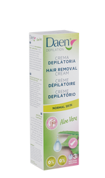 Crema depilatoria con aloe vera Daen 125 ml