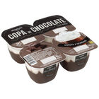 Postre copa chocolate y nata Alipende pack 4