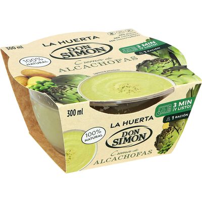 Crema la huerta Don Simon 300 ml alcachofa