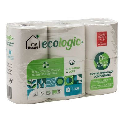 Papel higiénico ecológico My Tissue 6 rollos