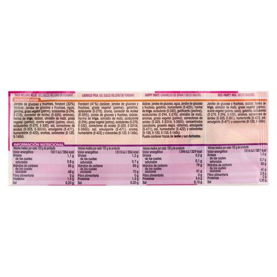 Golosina red party mix Alipende 200g