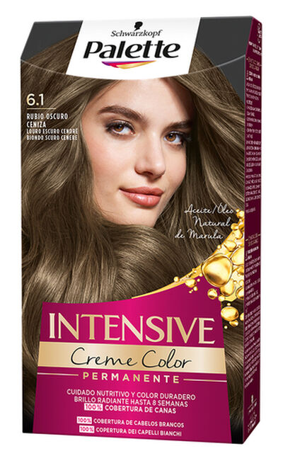 Tinte de cabello Schwarzkopf Palette nº 6.1 rubio oscuro ceniza