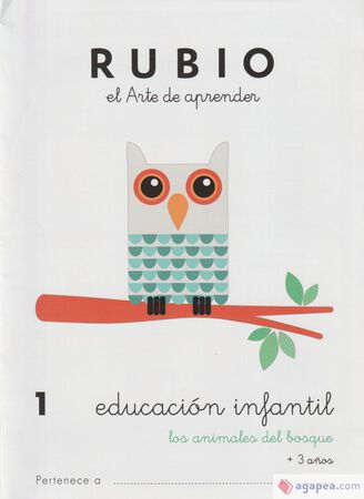 Cuaderno Educación Infantil Rubio Nº1