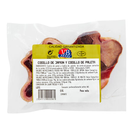 Codillo de jamón y paleta Paulino Martín 200g aproximadamente