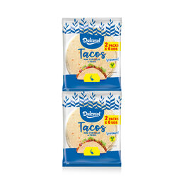Mini tortillas de trigo para tacos Dulcesol 2x150g