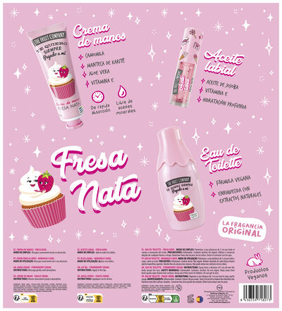 Estuche de colonia fresa nata The Fruit Company