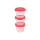 Recipiente hermético de plástico Sp-Berner 3 unidades 500ml Twist&Go