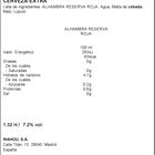 Cerveza tostada Alhambra Reserva Roja pack 4 botellas 33cl