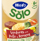 Tarro Hero Solo verdura pollo ternera desde 6meses 235g