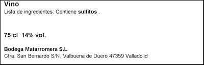 Vino tinto DO Ribera del Duero Melior tempranillo