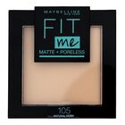 Maquillaje en polvo matificante Maybelline Fit Me! 105