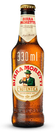 Cerveza rubia Birra Moretti 33cl