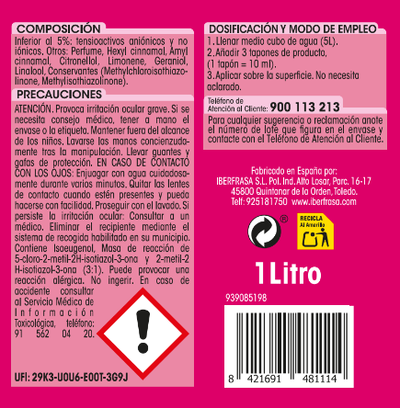 Friegasuelos Lanta 1l Floral