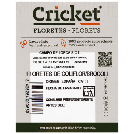 Florete Coliflor y Brocoli 400g